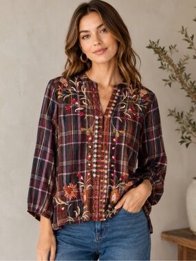 Johnny Was Rosalva Paris Effortless Blouse